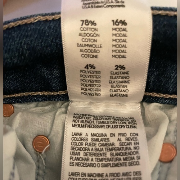 MOTHER *LIL WEEKENDER FRAY* WASH: TAKE IT EASY *SIZE 27 PETITE *NWT $258.00 - Picture 9 of 11